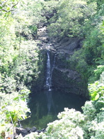Puohokamoa Waterfall