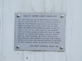 Baileys Harbor Lower Rangelight